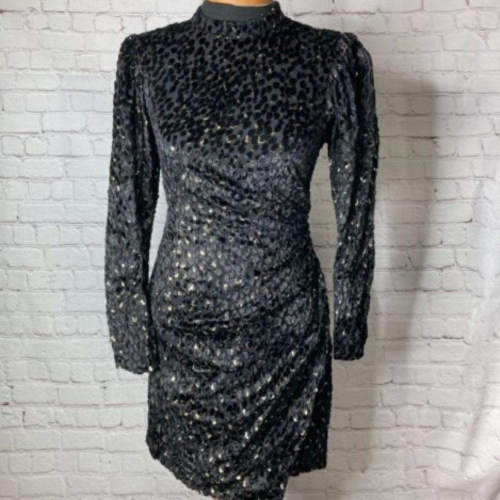 A.L.C. Long-Sleeve Mini Dress - Picture 1 of 8